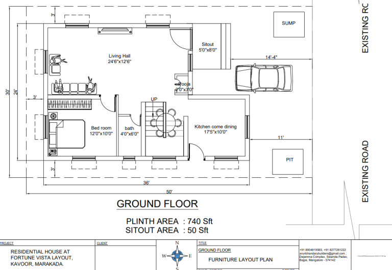 Kavoor 2Plan Ground Floor