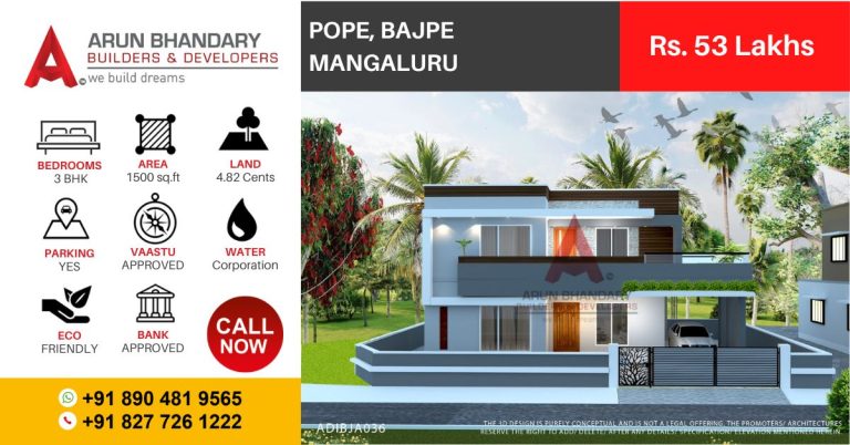 POP, BAJPE 3 BHK- Rs.53 Lakhs LAYOUT