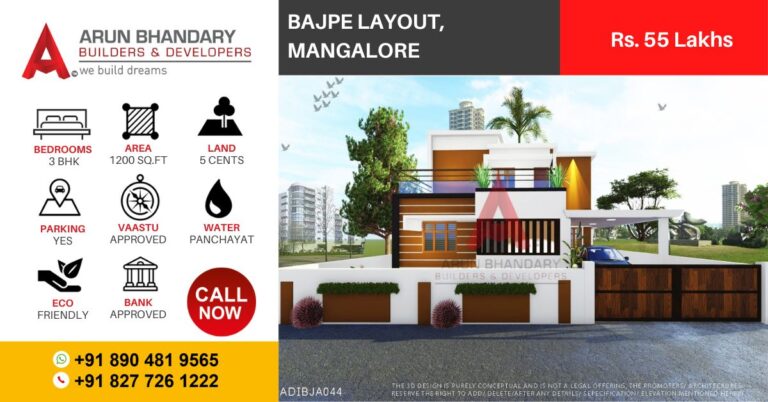 New Bajpe layout-55 Lakhs Layout