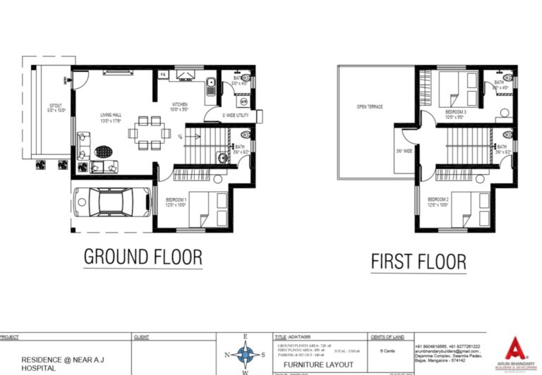 2D furniture layout