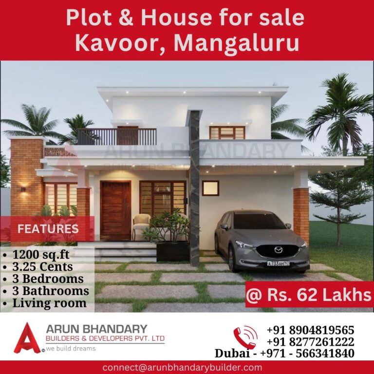 Kavoor 3.25 cents 62 lakhs