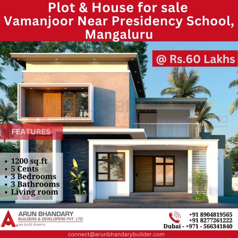 Vamanjoor presidency school 5 1200 sqft