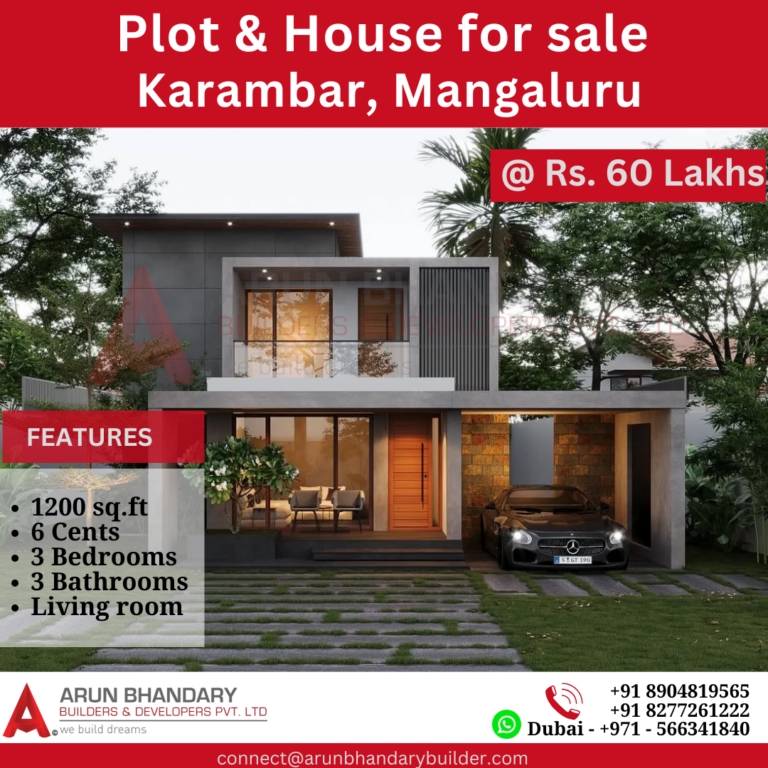 Karambar, Mangaluru 6 Cents 60 Lakhs