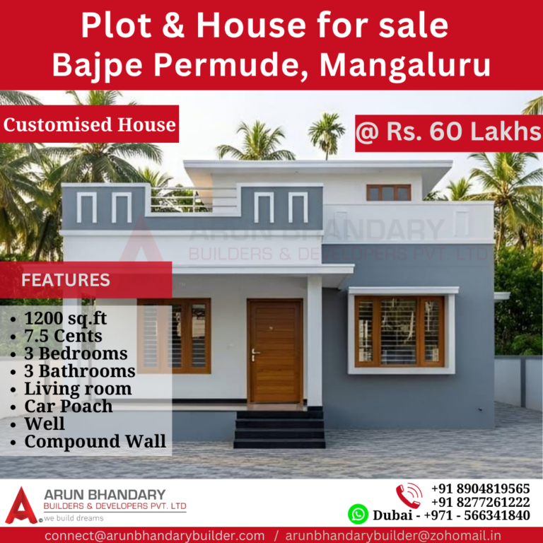 Permude Bajpe 60 Lakhs 7.5 Cents Land